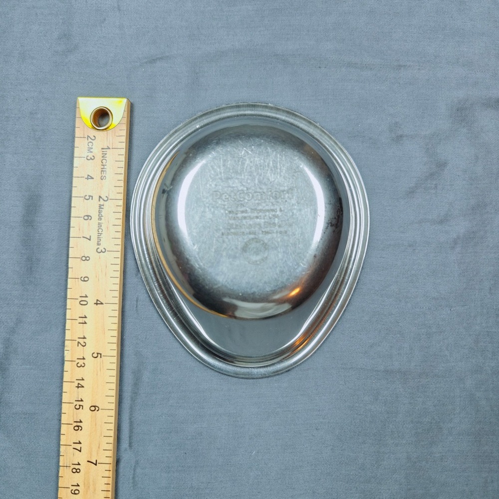PetComfort WeatherTech Stainless Steel 1 Pet Bowl 8oz 1 Cup Made in USA 81BOWL08